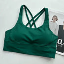 Estilo de natal 2 peças terno de yoga cor sólida ginásio conjunto de fitness cruz volta yoga topo pêssego bunda calças yoga pilates correndo terno