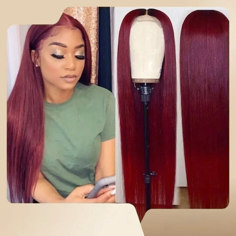 70cm Long Straight Synthetic Wig European American Style Fashion Hairpiece Chemical Fiber Head Cover for Women Natural Look