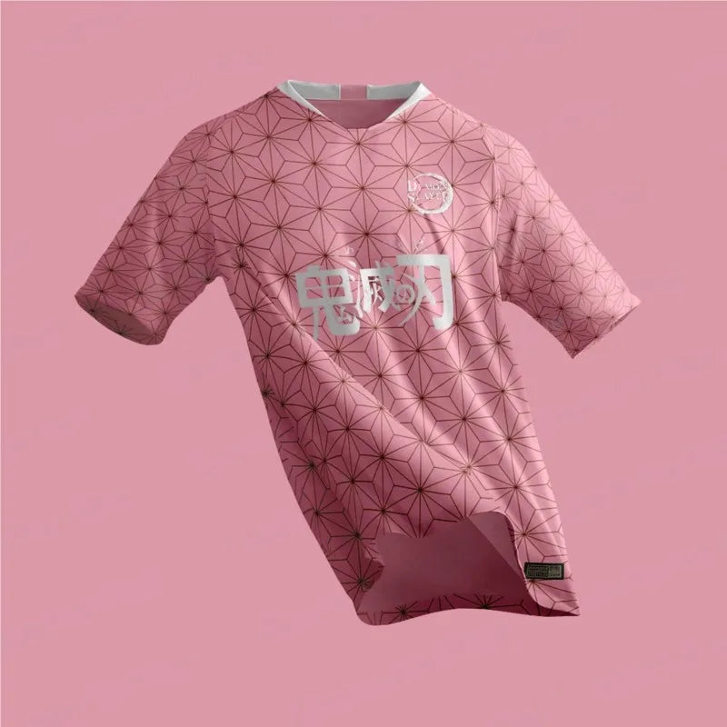 2024 nueva llegada lato Japón Demon Slayer camiseta de dibujos animados dla dzieci rozciągliwy letnia koszulka 3D drukowan