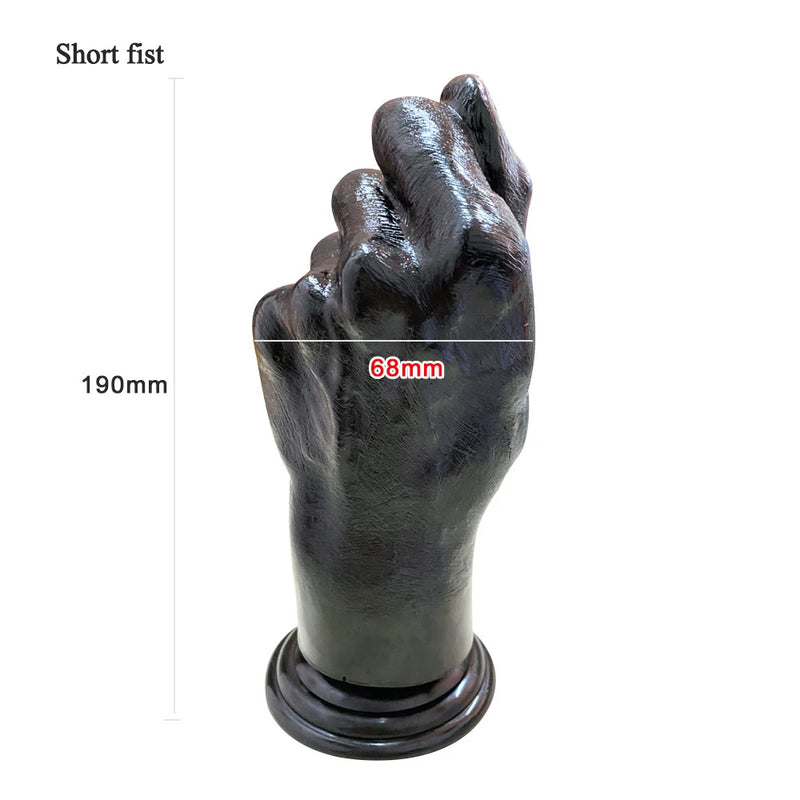 Grande punho vibradores anal plug brinquedo sexual mão macia nádegas expansor butt plug masturbação massageador privado para homossexuais femininos