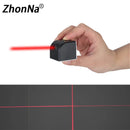 Mini laser nível redlight cruz horizontal linha vertical calibrador ferramenta de medição portátil com função adsorção reparação