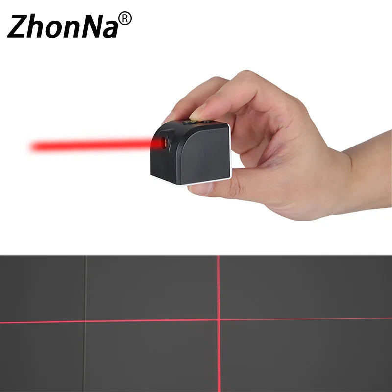 Mini laser nível redlight cruz horizontal linha vertical calibrador ferramenta de medição portátil com função adsorção reparação