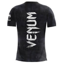 Camiseta masculina moderna UFC preta e branca verão casual gola redonda manga curta estampa 3D top para boxe treinamento fitness