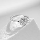 Modian espumante vvs1 d cor pavimentar ajuste moissanite anel 925 prata esterlina anel de banda de casamento para mulheres jóias finas