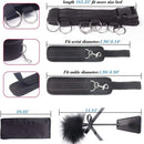 Conjunto bdsm de brinquedo, algemas sexuais para casal, kit adulto, algema sexual bdsm, venda, strapon, cama, bondage, escravo, sadomasochismo