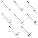 Perfurador de filme de estufa de metal durável, ferramenta de punção de filme plástico, plantio e transplante de vegetais, disjuntor de filme agrícola