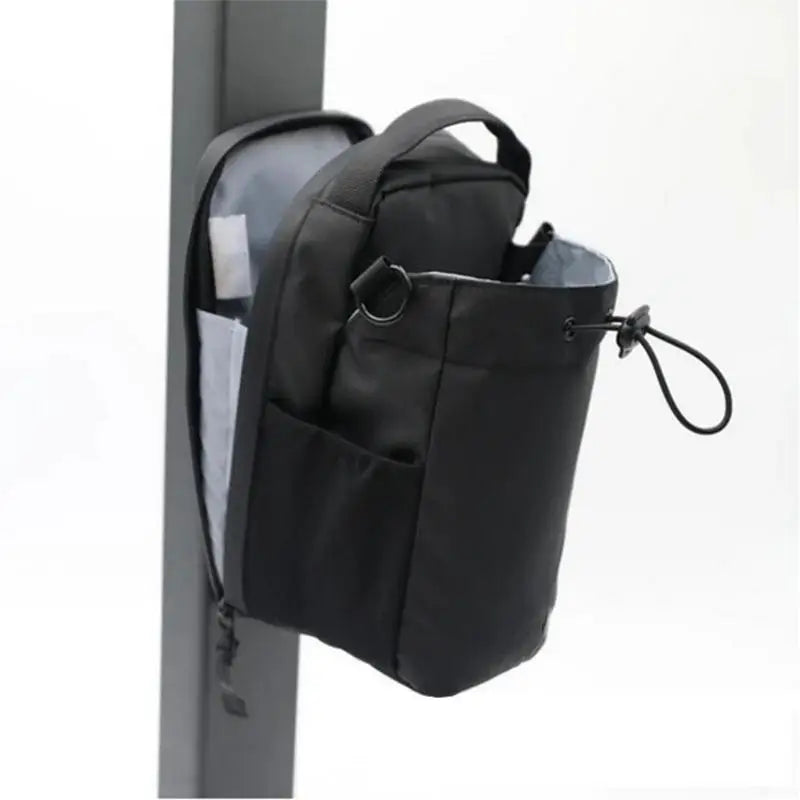 Fitness Magnetic Water Bottle Bag Water Cup Messenger Bag Gym Phone Key Storage Bag