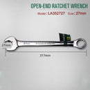 Laoa 8-27mm chave de catraca de extremidade aberta combinação chave de soquete de catraca chave universal ferramenta manual de reparo de carro de bicicleta