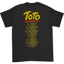 Toto áfrica tour camiseta periférica, padrão impressão verão marca de luxo algodão masculino e feminino camiseta manga curta