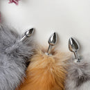 Orelhas de raposa e anal butt plug cauda brinquedos sexuais para mulheres suave anal plug cauda longa sm cospaly jogar para casais brinquedos adultos eróticos