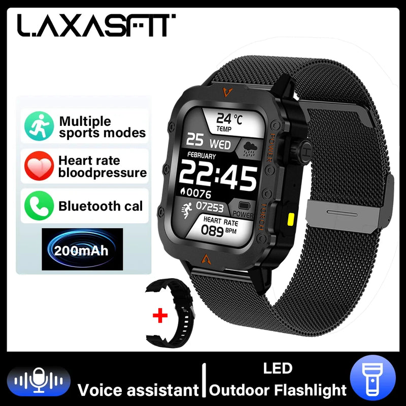 Original masculino relógio inteligente bluetooth chamada relógio de fitness 3atm ip68 nadar à prova dip68 água esportes smartwatch para mulher xiaomi android 2025