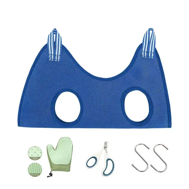 MADDEN Pet Grooming Hammock Helper, Cat, Dog, Beauty, Puppy Grooming, Cuting Nails Hammock Tool, Restraint Bag, Pet Accessories