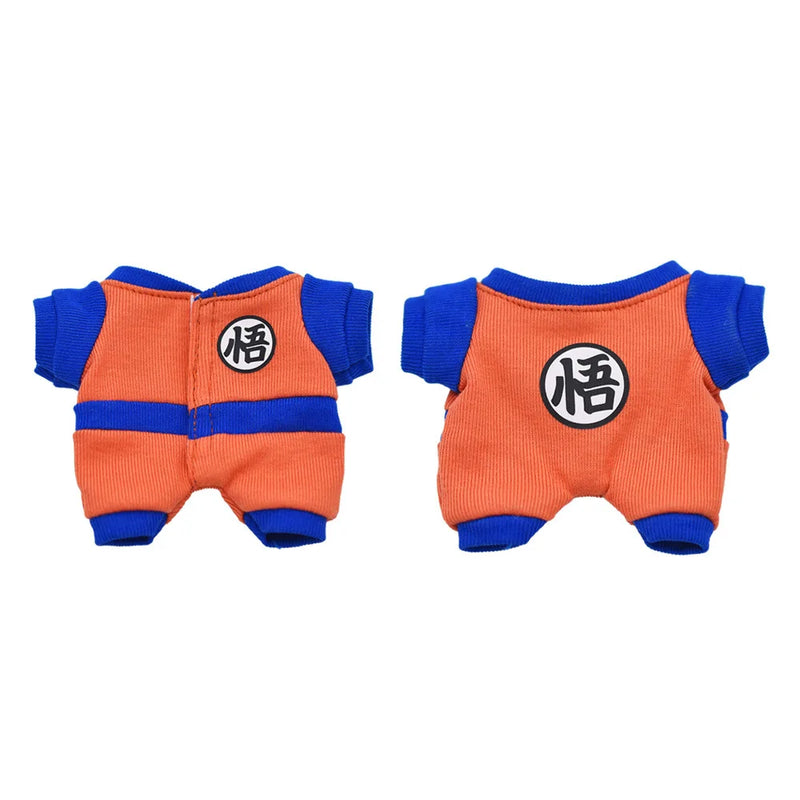 New Only Clothes for 17cm Labubu cloths Jumpsuits Anime V1V2 Vinyl Pendant Doll  Cute Sitting Idol Clothing Diy Boy Gift Toy