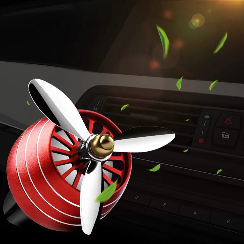 Car Conditioning Smell Air Freshener Alloy LED Auto Vent Outlet Perfume Clip Fresh Aromatherapy Fragrance Atmosphere Light New