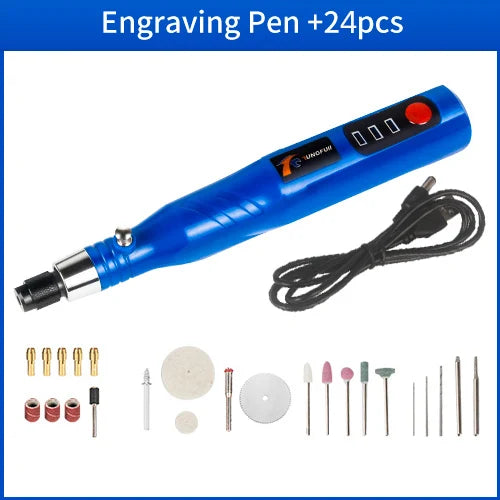 30w 3 velocidade ferramenta rotativa sem fio 3.7v broca elétrica ferramenta rotativa para gravura, lixar, polimento, escultura, corte, artesanato diy