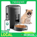 Newpet Alimentador Automático para Gatos Alimentador para Animais de Estimação Tuya APP  Alimentador Inteligente para Cães 2L Adequado para Animais de Estimação de Pequeno e Médio Porte Alimentador Automático