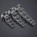 Nova bola vagina grande pirex contas de cristal vidro butt plug grande anal vibrador grânulo falso adulto masturbar brinquedos sexuais para mulheres homens gay