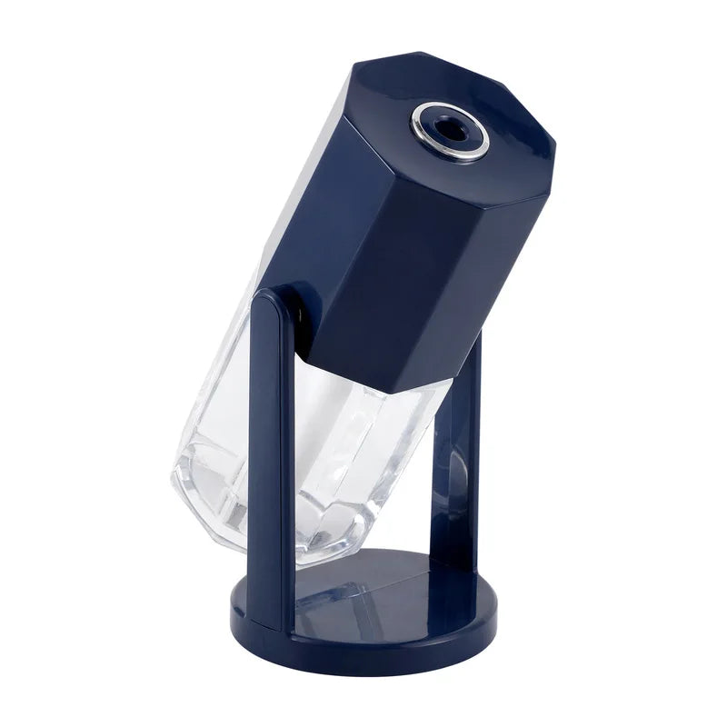 360 °   Umidificador oscilante: carro alimentado por USB/uso doméstico com iluminação de humor de 7 cores e hidratação do ar