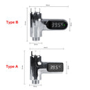 Banheira de hidromassagem monitor de temperatura da água eletricidade display led torneiras do chuveiro em casa termômetro água medidor temperatura banho