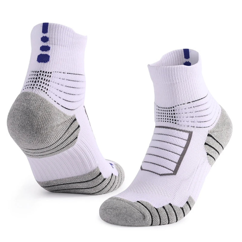 1 Pairs Cotton Professional Basketball Socks Sport For Men Thickened Towel Bottom Cycling Climbing Running Breathable Non-Slip