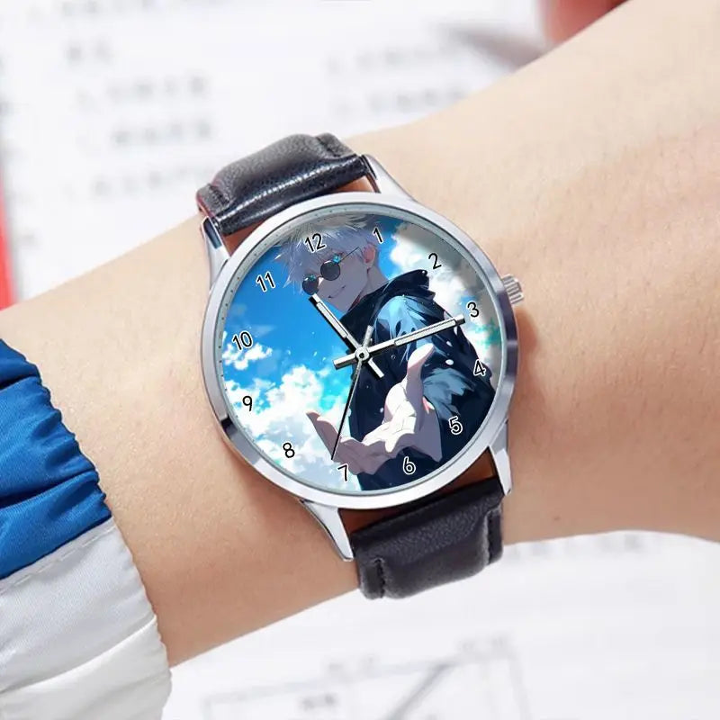 Jujutsu Kaisen Gojo Satoru Waterproof Watch Student pointer Watch Lolita Birthday present Cosplay Cute Cartoon Xmas Gifts
