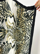 Vestido maxi estampado floral feminino, gola redonda Kaftan Abaya, modesta manga Batwing, roupa de mulher