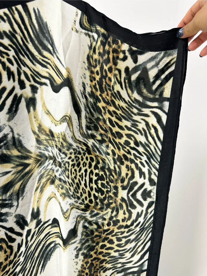 Vestido maxi estampado floral feminino, gola redonda Kaftan Abaya, modesta manga Batwing, roupa de mulher