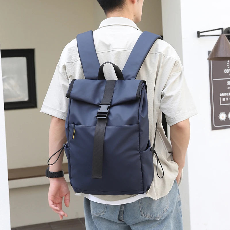 British Backpack For Men Women New 14-15.6 Inch Laptop Backpack Oxford Cloth Waterproof Short Distance Travel Backpack Men Black