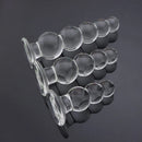 Nova bola vagina grande pirex contas de cristal vidro butt plug grande anal vibrador grânulo falso adulto masturbar brinquedos sexuais para mulheres homens gay