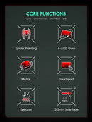 Data sapo controladores de jogo sem fio bluetooth-compatível spide gamepad para ps4 gamepad magro/pro console jogo para joystick pc