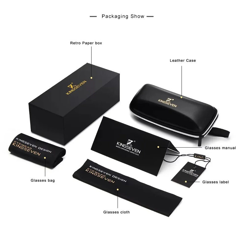 Kingseven polarizado pequeno quadro redondo steampunk óculos de sol das mulheres dos homens óculos de sol para condução uv400 tons
