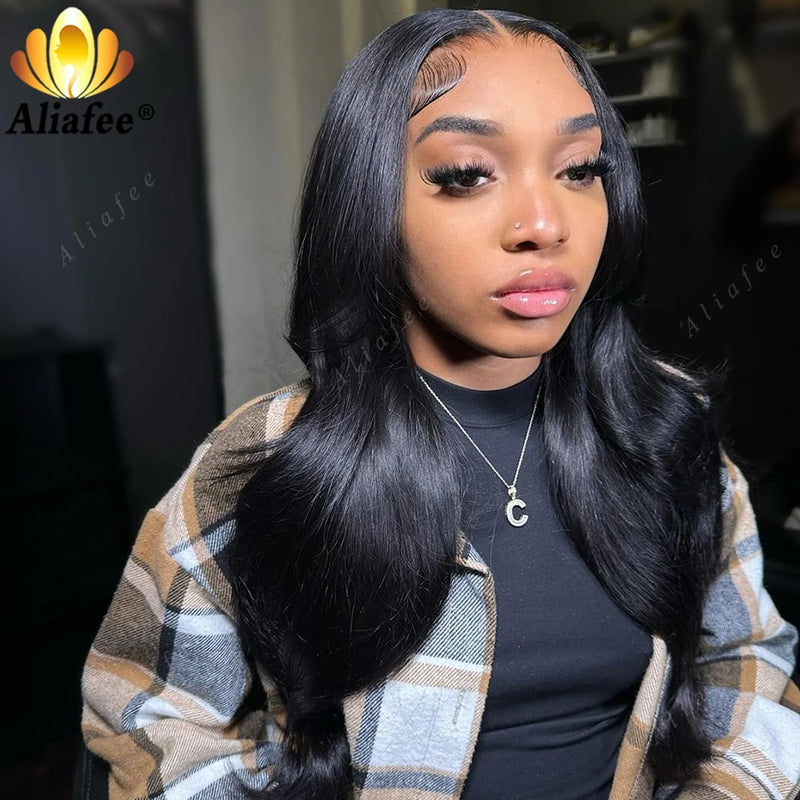 180% Density P1B/27 Body Wave 13X6 Lace Frontal Wig 100% Human Hair for Women Brazilian Pre Plucked 5x5 Lace Closure Wig 12A Wig