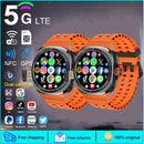 2025 novo relógio inteligente 4g/5g sim completo netcom wifi nfc gps 32gb relógios para homem 32gb de armazenamento câmera hd smartwatch para ios/android