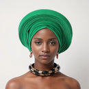 Headtie Africano para Mulheres, Headtie Nigeriano, Aso Oke Headtie, Envoltórios Cabeça, Turbante Gele, Alta Qualidade, Festa de Casamento