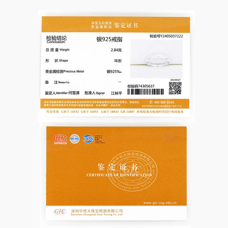 Lngy-925 Sterling Silver Moissanite Anel de Diamante para Mulheres, Chunky Dome Anéis com Certificado, Jóias de Festa, Presente Hiphop, 1.5mm