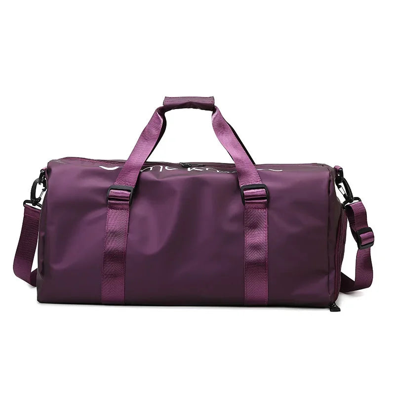 New Large Capacity Unisex Travel Duffel Bag Waterproof Sports Fitness Handbag with Shoe Box Dry Wet Separation Swimming Bags
