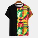 Estilo étnico impressão 3d tshirt verão camiseta masculina das mulheres dos homens tradição africana listra t camisa feminina crianças tshirt roupas