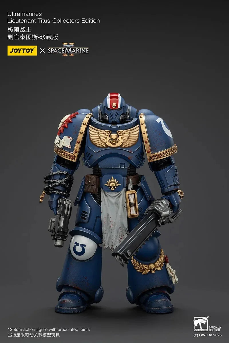JOYTOY Warhammer 40K 1/18 Ultramarines Intercessors Victrix Honour Guard Soldier Action Figure Model Toy for Collection