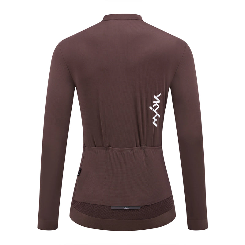 Ykywbike 2025 camisa de ciclismo feminina primavera bicicleta estrada manga longa primavera outono roupas ciclismo magro equitação camisa longa