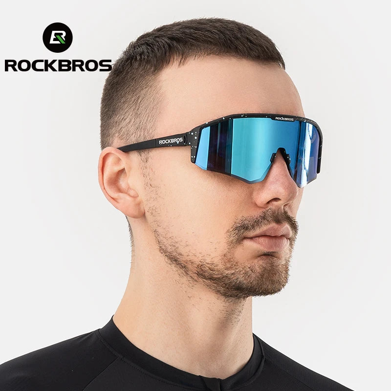 ROCKBROS Polarized Cycling Glasses Men Women Sun Protect Outdoor Sports Eyewear Sunglasses Running Riding Bike Bicycle Glasses
