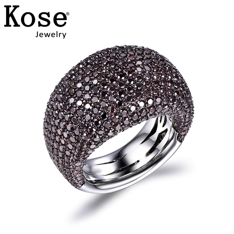 Kose Anéis de Dedo para Homens e Mulheres, 100% 925 Sterling Silver, Tamanho Diferente, Presente Dos Namorados, Jóias Finas
