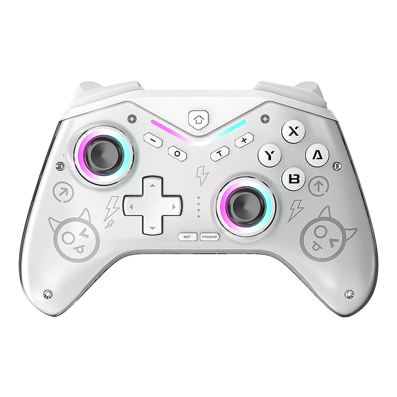 Controlador de jogo CM-619 switch suporta controlador sem fio de motor duplo IOS/Android/PC com luz deslumbrante