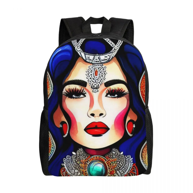 Queen Backpack Miami Meets Africa University Backpacks Boy Girl Elegant School Bags Custom Print Rucksack