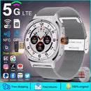 2025 novo relógio inteligente 4g/5g sim completo netcom wifi nfc gps 32gb relógios para homem 32gb de armazenamento câmera hd smartwatch para ios/android