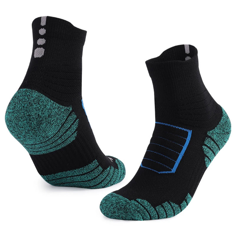 1 Pairs Cotton Professional Basketball Socks Sport For Men Thickened Towel Bottom Cycling Climbing Running Breathable Non-Slip