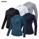 Ykyw mulheres ciclismo camisa de manga longa mtb bicicleta camisa primavera outono roupas de ciclismo magro camisas superiores equitação roupas de bicicleta de estrada