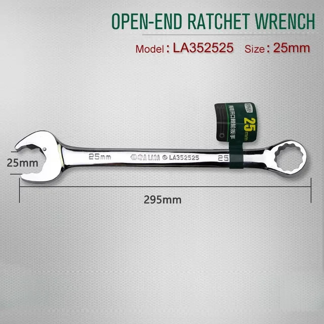 Laoa 8-27mm chave de catraca de extremidade aberta combinação chave de soquete de catraca chave universal ferramenta manual de reparo de carro de bicicleta