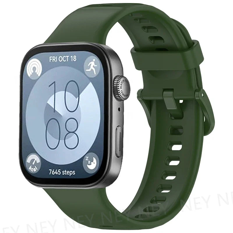 Watchband for huawei watch fit 3 strap sport official-website 1:1 Smartwatch silicone bracelet for correa huawei fit3 Accesorios