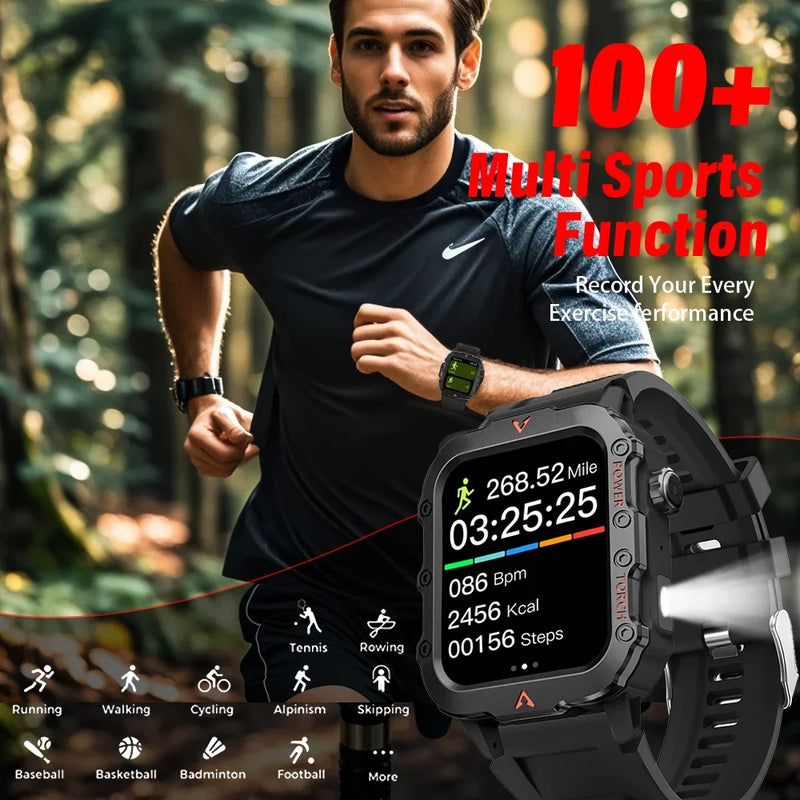 Original masculino relógio inteligente bluetooth chamada relógio de fitness 3atm ip68 nadar à prova dip68 água esportes smartwatch para mulher xiaomi android 2025