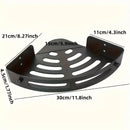 Suporte de chuveiro de canto do banheiro sem broca adesivo fixado na parede shampoo titular para banheiros garrafas de rack de armazenamento de condicionador